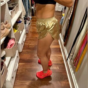 LOS ANGELES APPAREL Metallic Short Shorts - lined Size XS